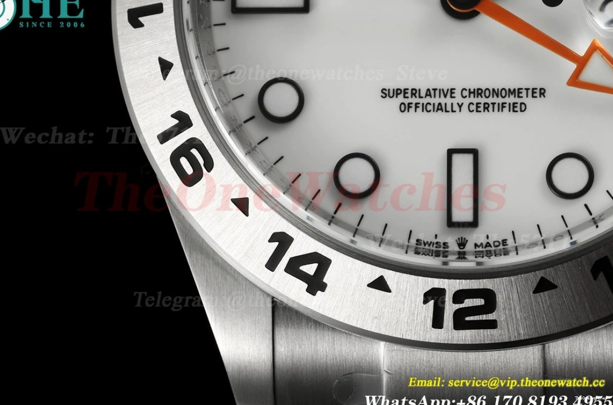 Clean Explorer DD3285 Clone II White SS Dial 226570 SS 42mm Super 1227